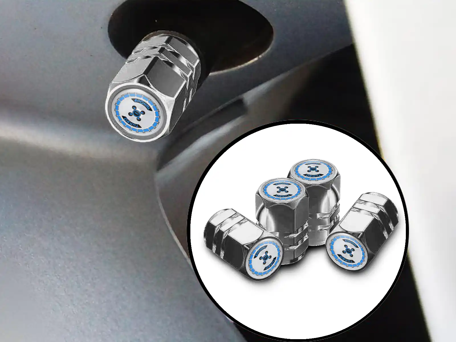 Ronal Cappelli valvola Auto Stile Metallizzato
